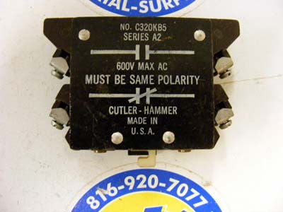 <b>Cutler-Hammer - </b>C320KB5 Auxiliary Contact Series A2